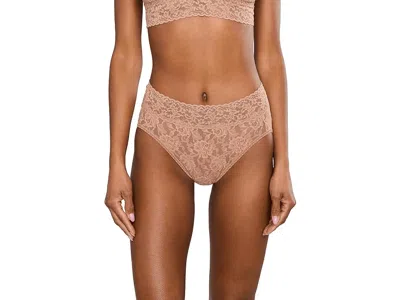 Hanky Panky Signature Lace(r) French Briefs Women's Underwear Sun Tan: Lg In Multi