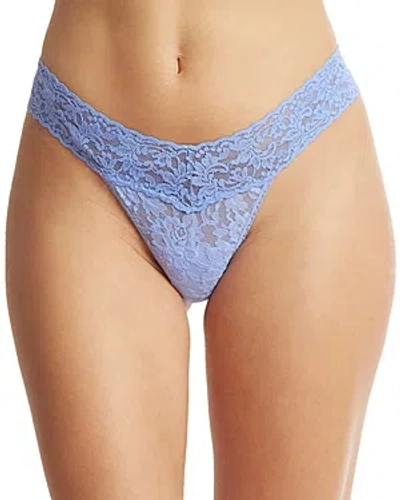 Hanky Panky Signature Low Rise Thongs In Blue