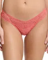 Hanky Panky Signature Low Rise Thongs In Corageous Coral