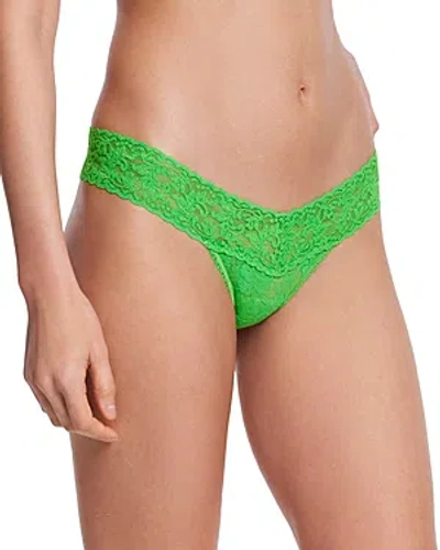 Hanky Panky Signature Low Rise Thongs In Green