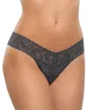 Hanky Panky Signature Low Rise Thongs In Granite