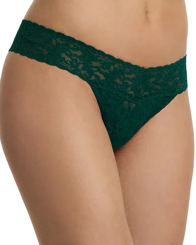 Hanky Panky Signature Low Rise Thongs In Green