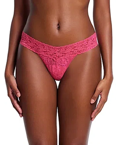 Hanky Panky Signature Low Rise Thongs In Pink