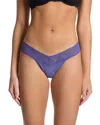 Hanky Panky Signature Low Rise Thongs In Purple