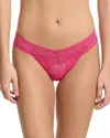 Hanky Panky Signature Lace Low Rise Thong In Un-beet-able