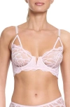 Hanky Panky Silhouette Floral Underwire Bra In Vie En Rose Pink