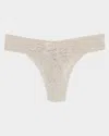 Hanky Panky Signature Lace Low Rise Thong In Sleep In(grey)