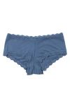 Hanky Panky Boyshorts In Washed Indigo Blue