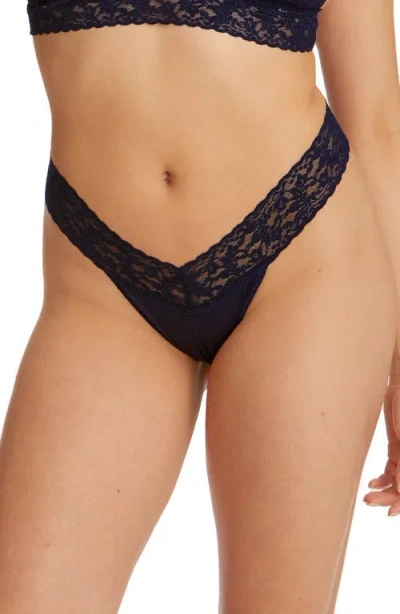 Hanky Panky Stretch Supima® Cotton Low Rise Thong