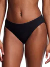 Hanky Panky Mid-rise Supima Cotton Bikini Briefs In Black