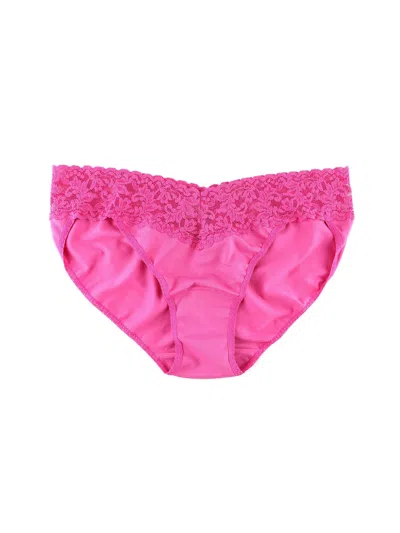 Hanky Panky Supima® Cotton V-kini In Pink