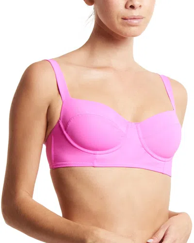 Hanky Panky Swim Balconette Bikini Top In Pink
