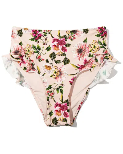 Hanky Panky Swim Ruffle High-rise Bottom In Pink