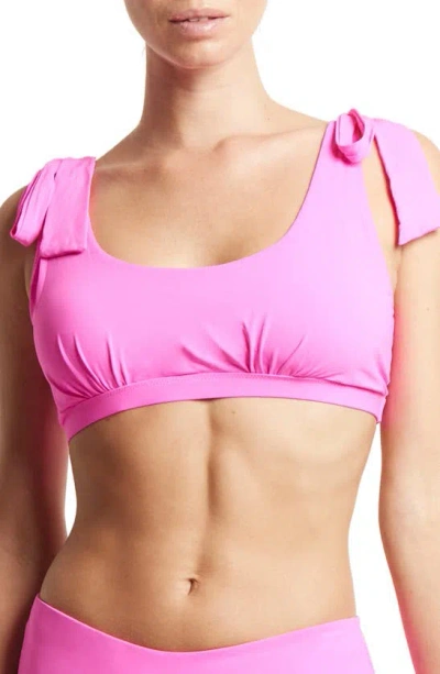 Hanky Panky Scoop Neck Swim Top In Pink