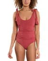 Hanky Panky Swim Scoop One-piece In Brown