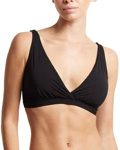 Hanky Panky Swim Wrap Bikini Top In Black