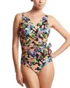 Hanky Panky Wide Strap Wrap One Piece Swimsuit