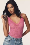 Hanky Panky Thong Back Bodysuit In Pink