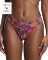 Hanky Panky Printed Signature Lace Original Rise Thong
