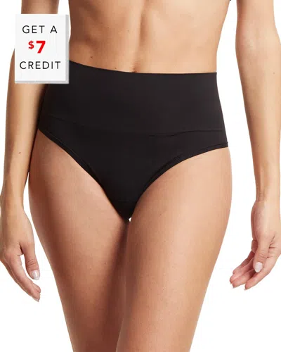 Hanky Panky Playstretch Thong In Black