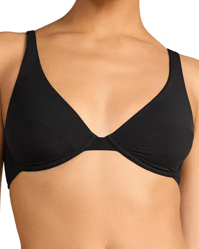 Hanky Panky Underwire Bikini Top In Black