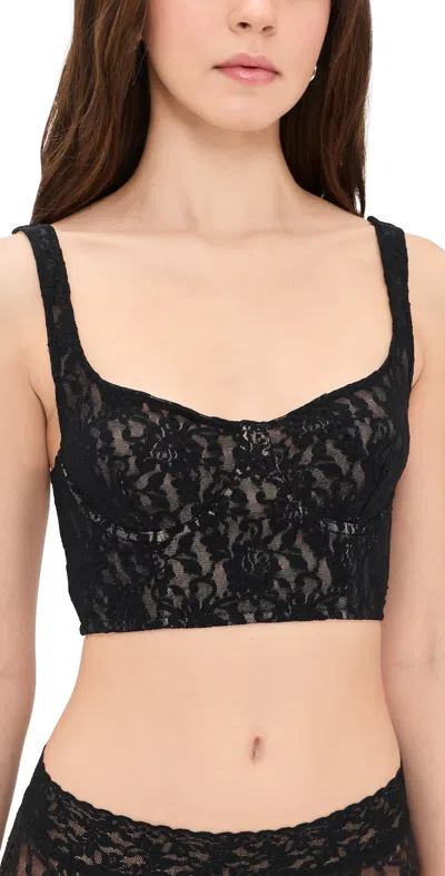 Hanky Panky Underwire Cropped Camisole Black