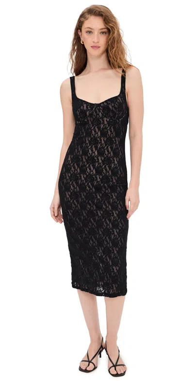 Hanky Panky Signature Lace Underwire Dress In Black