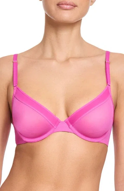 HANKY PANKY HANKY PANKY UNDERWIRE UNLINED MESH PLUNGE BRA
