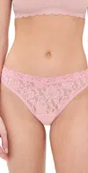 Hanky Panky V-front High Cut Thong Pretty In Peach In Pretty In Peach