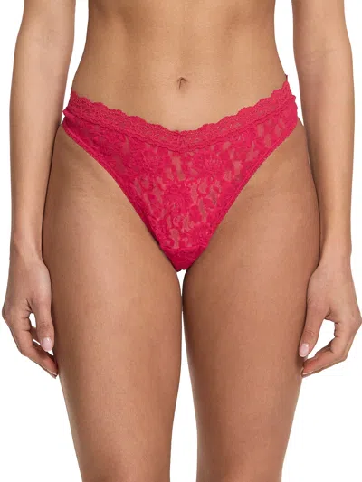 Hanky Panky V-front High Cut Thong In Red