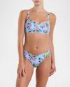 Hanky Panky V-kini Swimsuit Bottom In Thankful (blue)