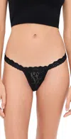 Hanky Panky Vday Matchbook G-string Black In Black