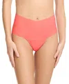 Hanky Panky Breathesoft High Rise Thong In Coral Reef