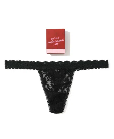 Hanky Panky Women's G-string Thong Underwear In Black