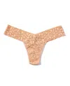 Hanky Panky Women's Leopard Lace Low Rise Thong Underwear 7i1051