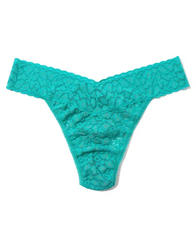 Hanky Panky Women's Leopard Lace Original Rise Thong Underwear 7i1101