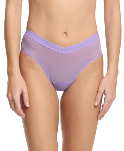 HANKY PANKY WOMEN'S MESH HIGH CUT THONG