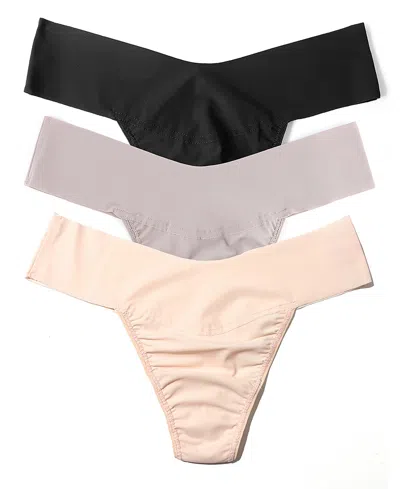 Hanky Panky Women's Microfiber Natural Rise Panty In Multi