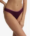 Hanky Panky Movecalm™ Natural Rise Thong In Purple