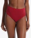 Hanky Panky Playstretch High-waist Thong In Red