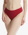 Hanky Panky Playstretch Thong In Red