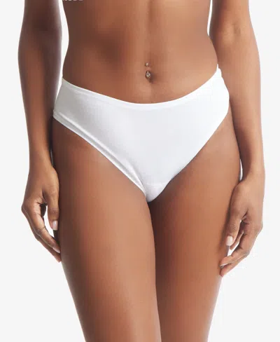 Hanky Panky Playstretch Natural Rise Thong In White
