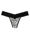 Hanky Panky Women's Printed Dream Ease Low Rise Thong In Animal Print