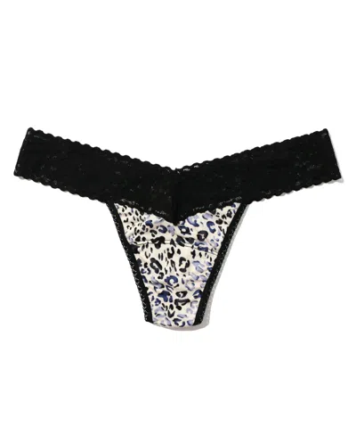 Hanky Panky Women's Printed Dream Ease Low Rise Thong In Animal Print
