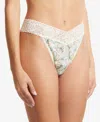Hanky Panky Women's Printed Dream Ease Original Rise Thong In Multi