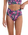 Hanky Panky Printed Lace Thong In Multi