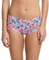 Hanky Panky Printed Signature Lace® Boyshort In Paint And Pour White