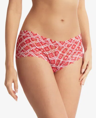 Hanky Panky Printed Signature Lace Boyshort Underwear In Winter Wonderland
