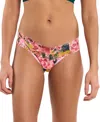 Hanky Panky Women's Printed Signature Lace Low Rise Thong In Multi