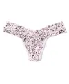 Hanky Panky Print Low Rise Thong In Multi